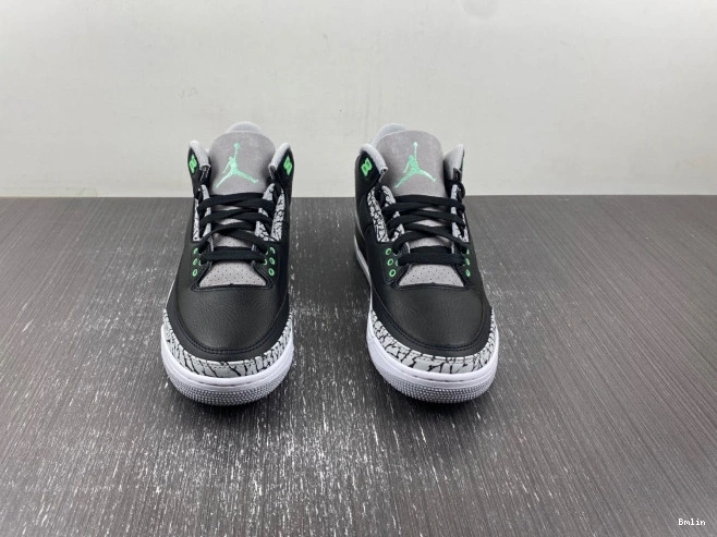 Bmlin Air Jordan Green Glow CT8532-031 3 0710
